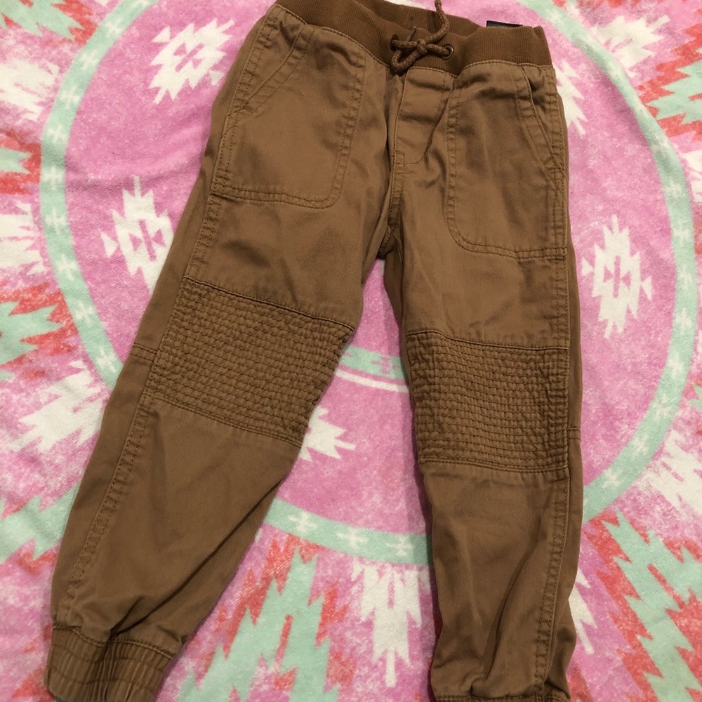 Cuffed drawstring pants