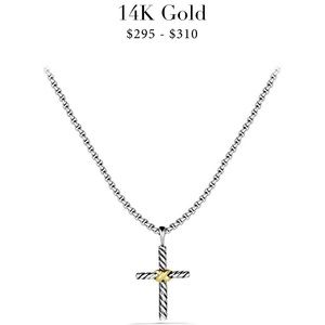 David Yurman Petite X Cross Necklace