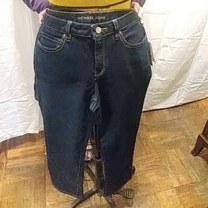 Michael Kors dark blue jeans