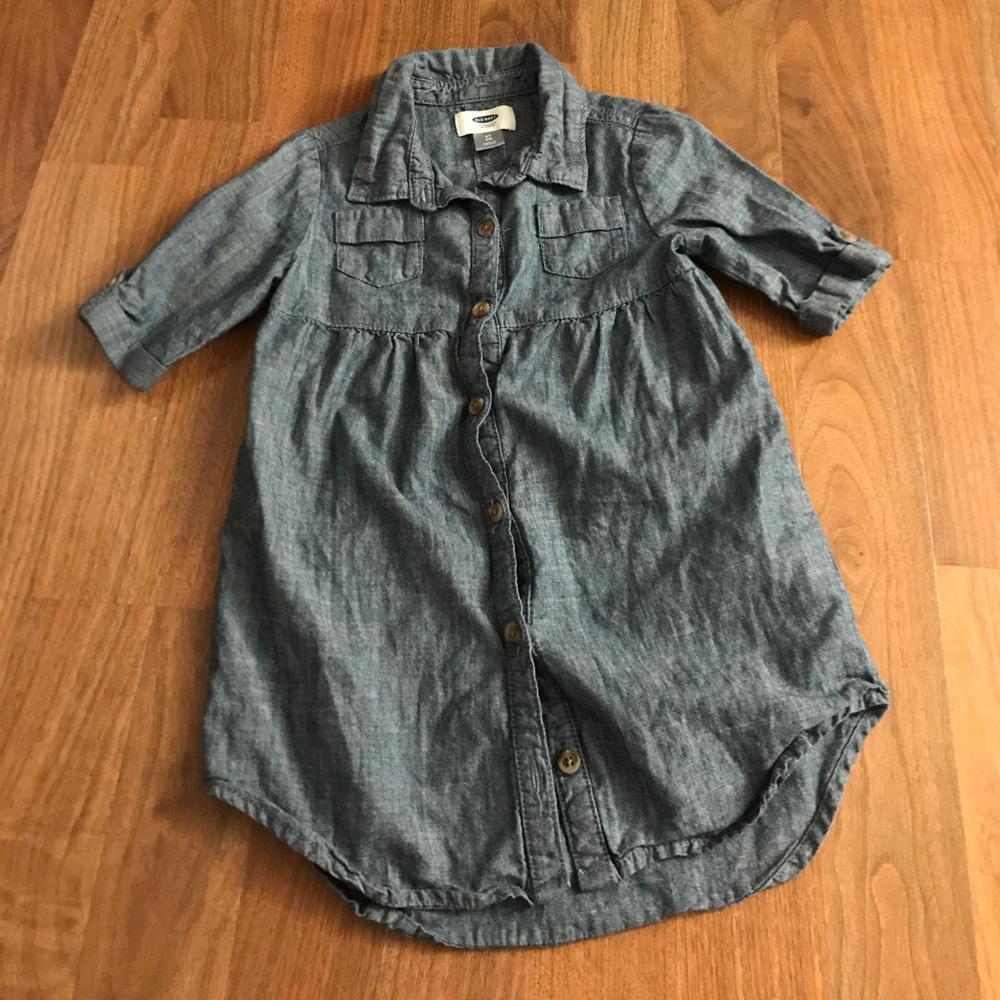 Toddler girl's shirt dress