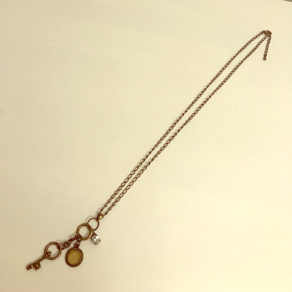 *SOLD*FREE item(14)/Key Motif Long Necklace