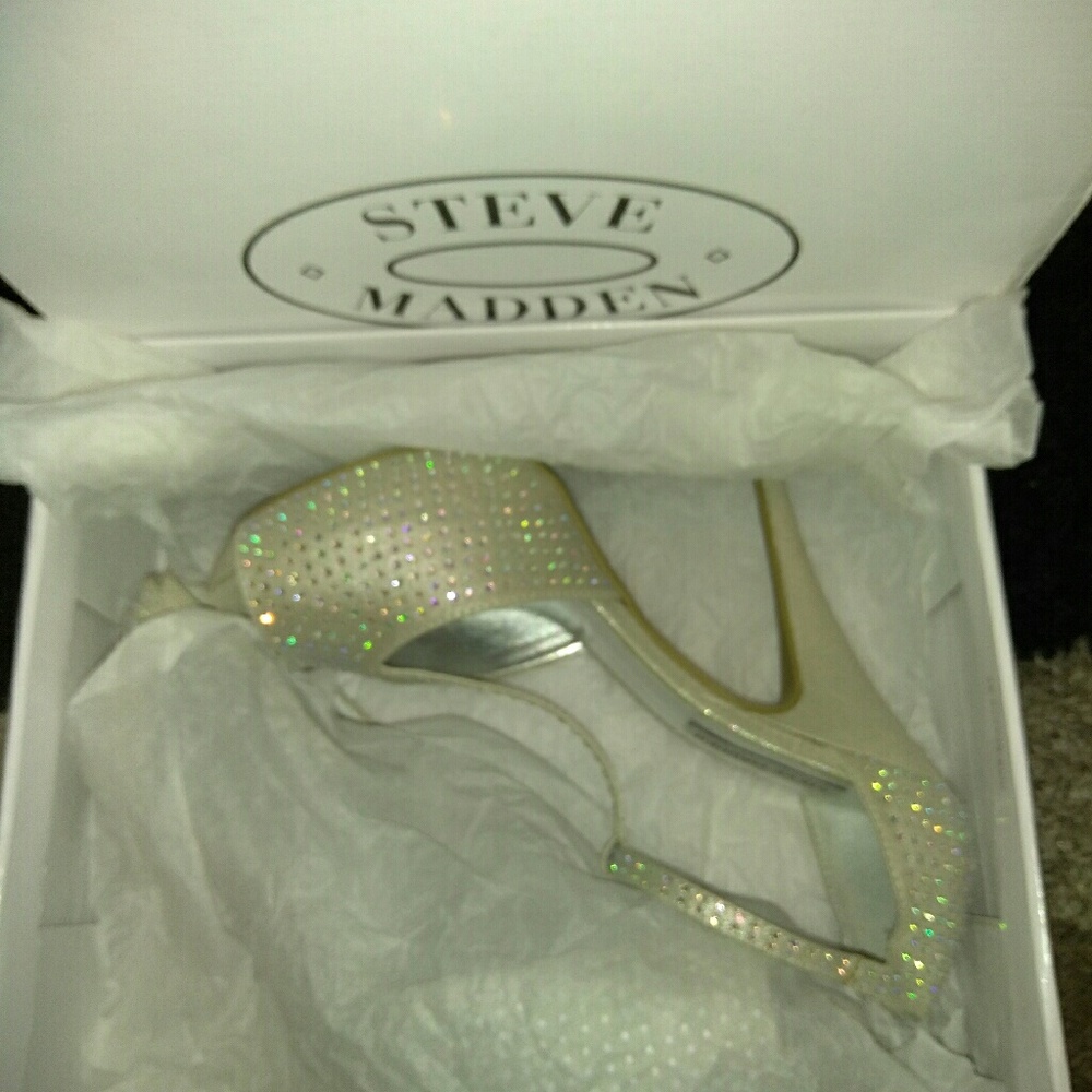 Silver Steve Madden