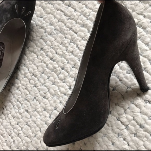 Sergio Rossi New $1198 Leather Peep Toe Pumps Heels - Picture 4 of 8