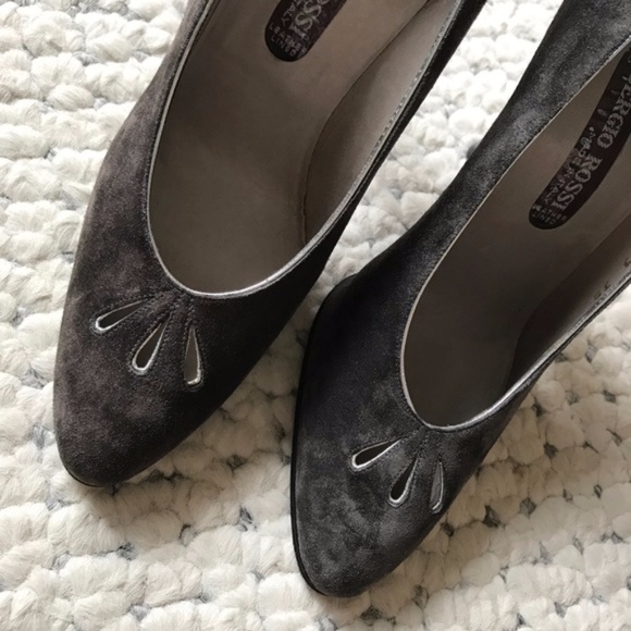 Sergio Rossi New $1198 Leather Peep Toe Pumps Heels - Picture 3 of 8