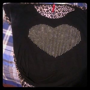 Heart front Lepord back