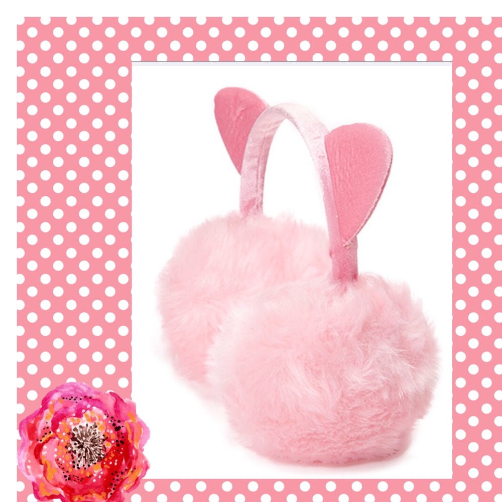 🎉HP🎉 Pink Cat Earmuffs