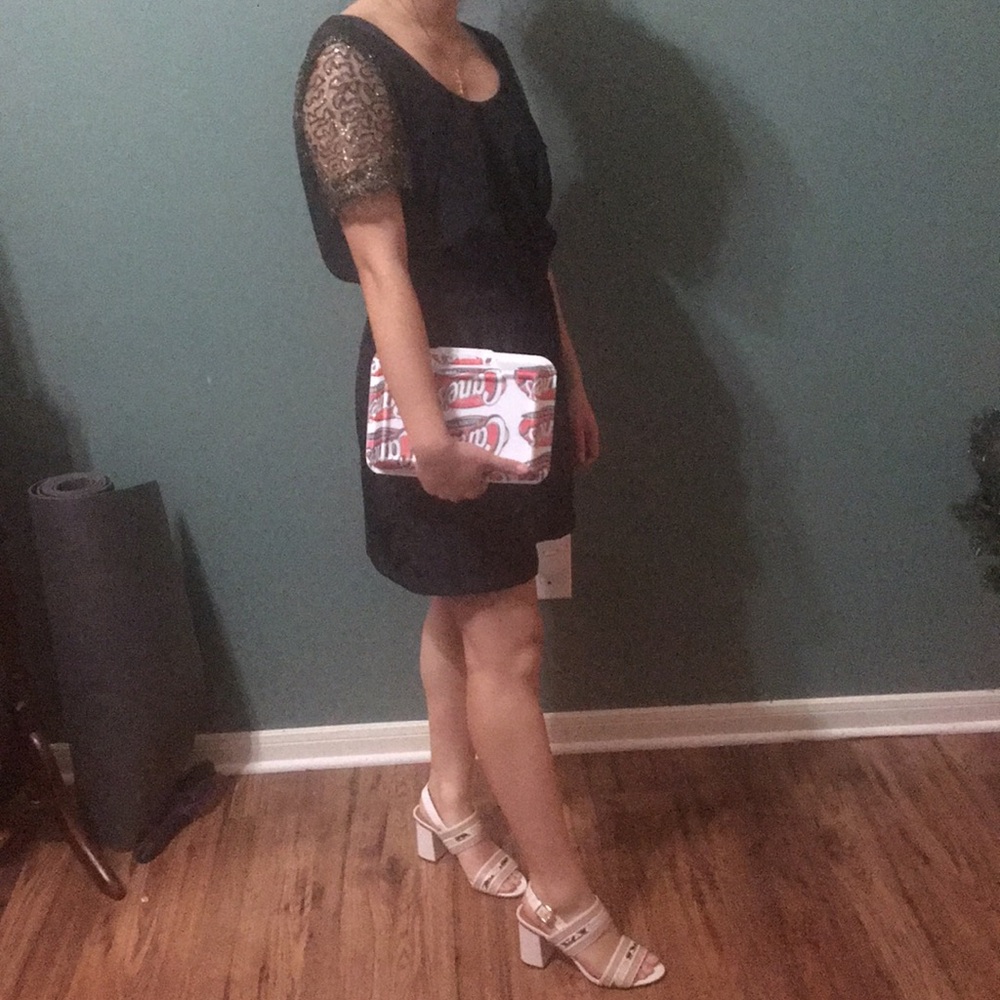 BCBG little black romper