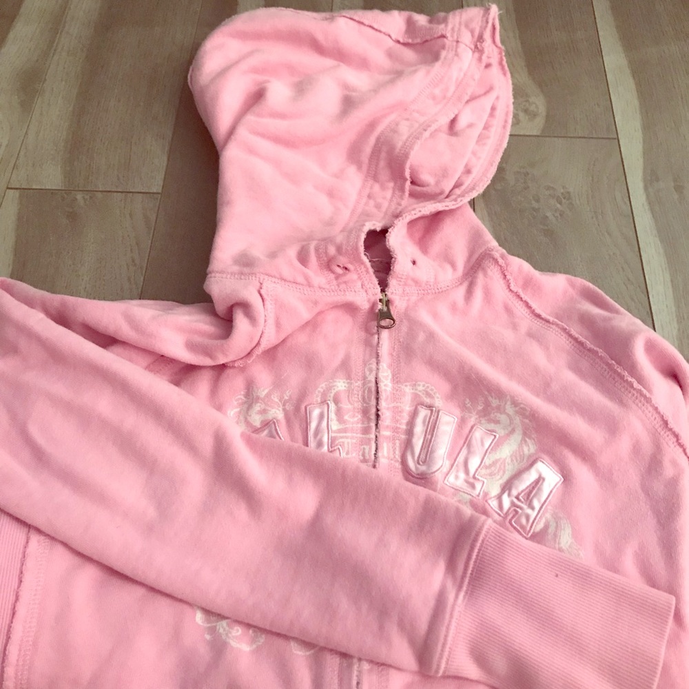 Pink hoodie