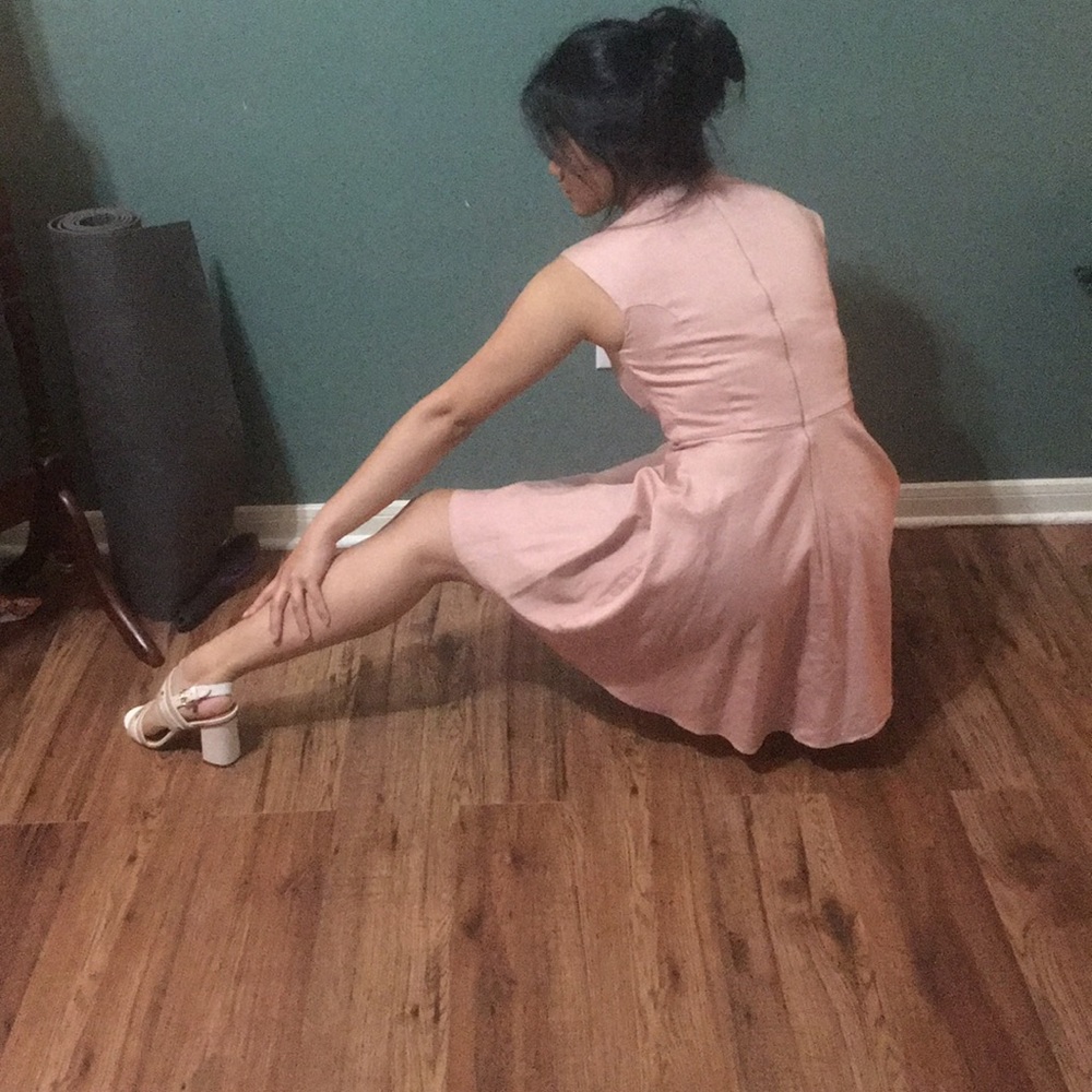 French connection pink dress