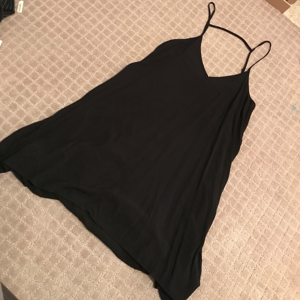 Black mini dress