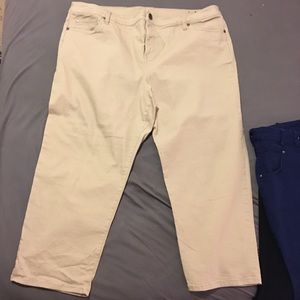 Khaki Capri jeans