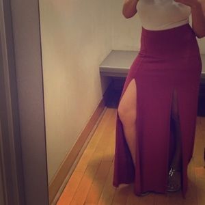 Maxi skirt- Charlotte Russe