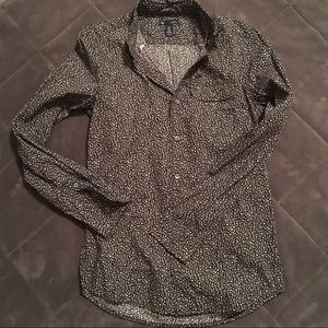 FLORAL BUTTON DOWN CASUAL SHIRT FROM GAP