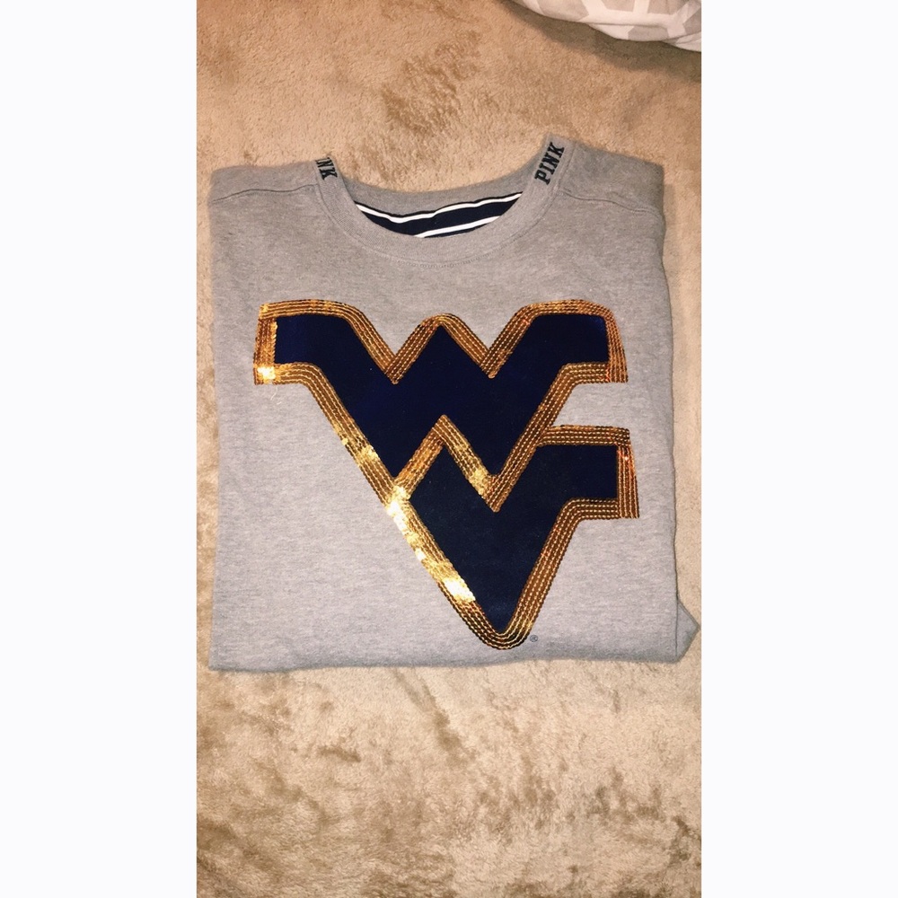 VS PINK West Virginia Mountaineers Sweatshirt