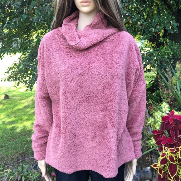 Cozy Fleece Funnel-neck Sweater - Picture 3 of 8