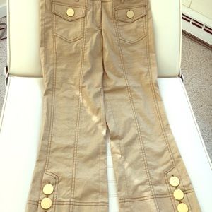 Cache Gold Capris