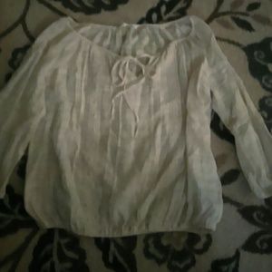 Peasant blouse cream