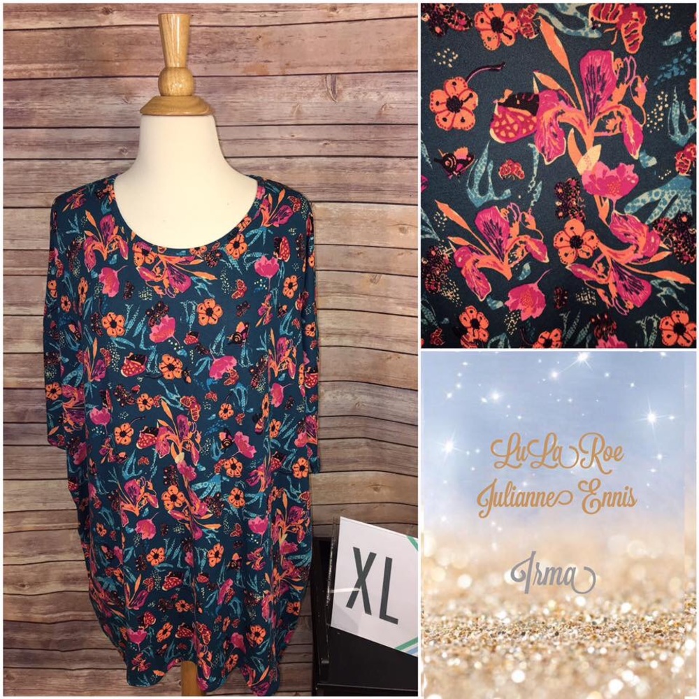 BNWT LULAROE IRMA TUNIC SIZE XL