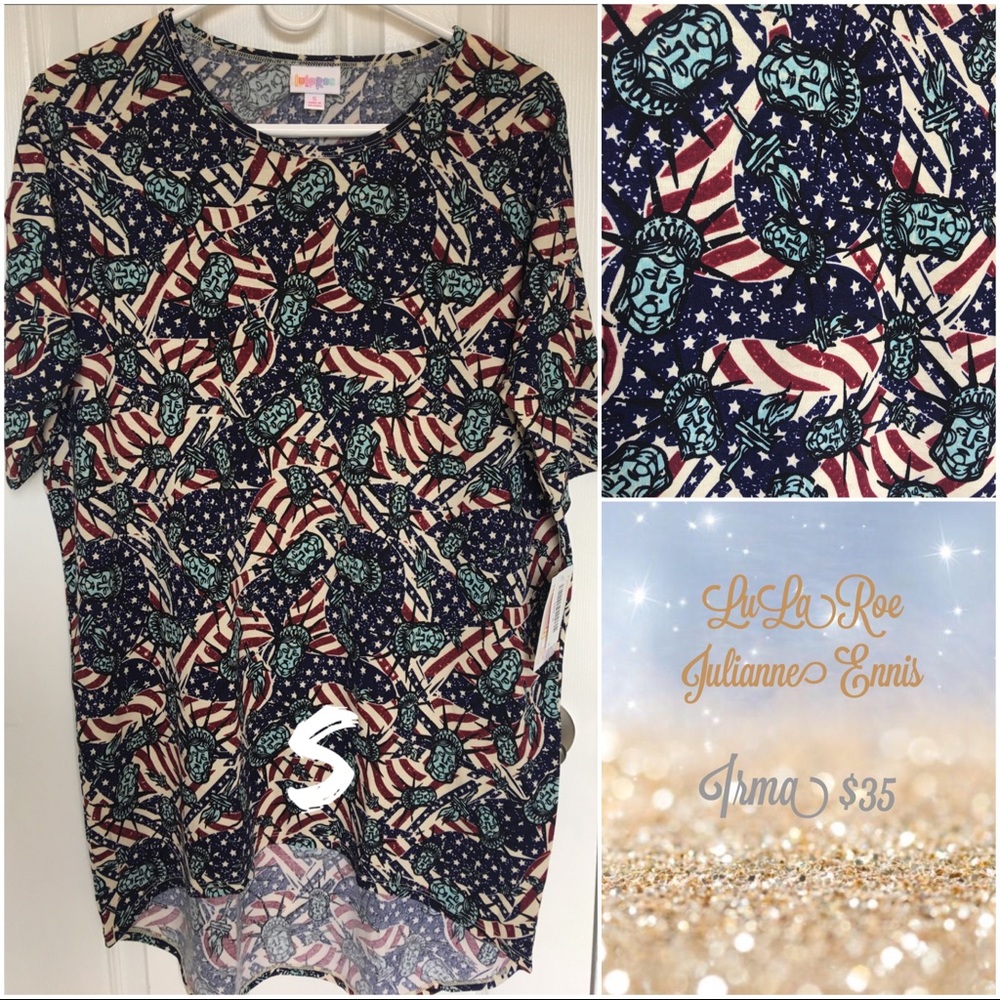 BNWT LULAROE IRMA TUNIC SIZE S