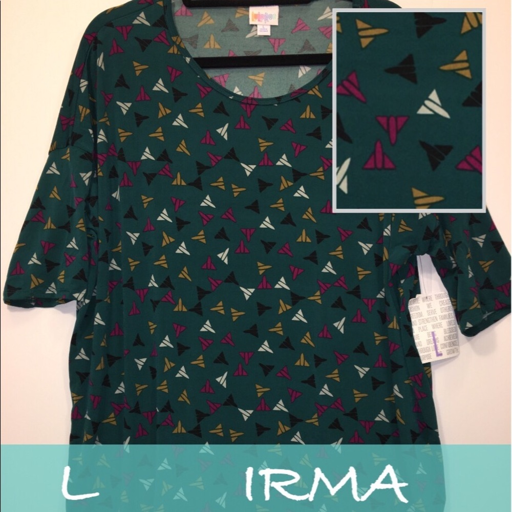 BNWT LULAROE IRMA TUNIC SIZE L