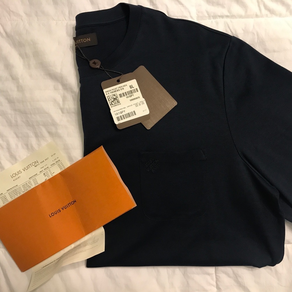 Louis Vuitton Damier Navy Men’s Crewneck