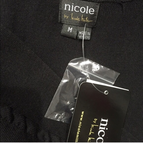 Nicole by Nicole Miller Long Sleeve Black Dress - Picture 5 of 7