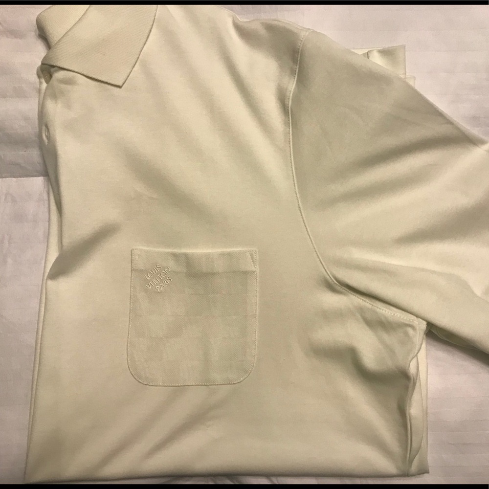 Louis Vuitton Men’s Damier Pocket Polo