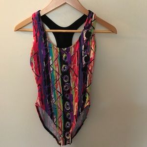 🆎 Retro Multicolored Bodysuit