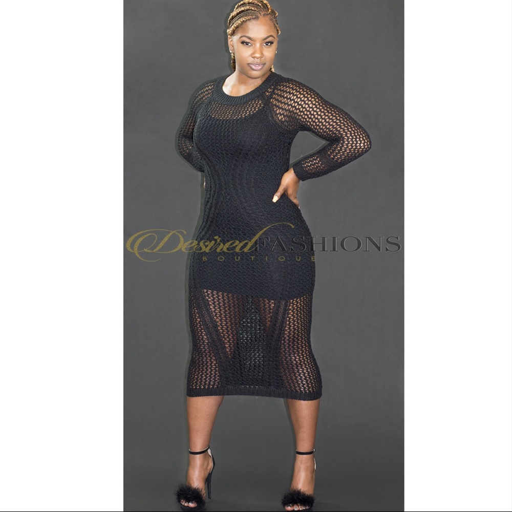 See Me Through | Sweater Dress
