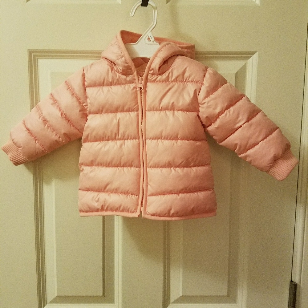 Old Navy EUC Baby Puffer Coat Size 6-12 Months