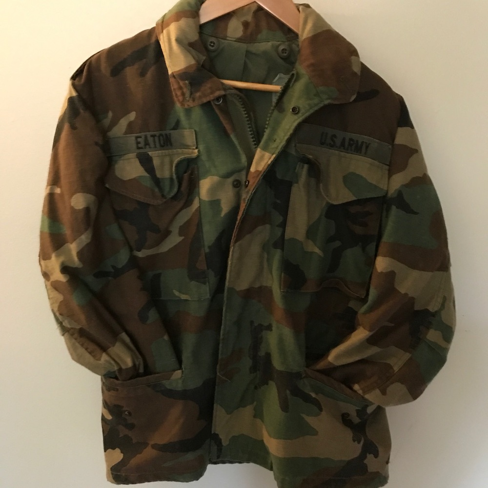 🆎 Authentic Camouflage Utility Army Jacket