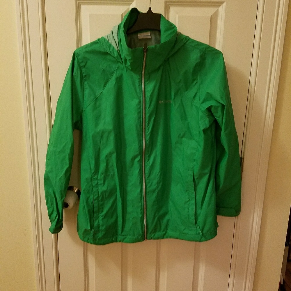 Women's 1X Columbia Windbreaker/Rain Coat in EUC