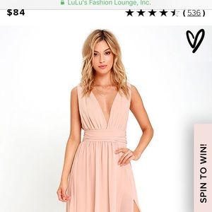 Lulus formal gown