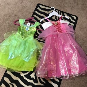 Lot of 2 Disney princess costumes 4t girl