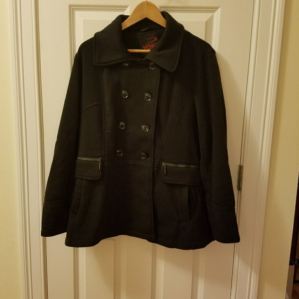 Women's Yoki Double Breasted Jacket in 2XL