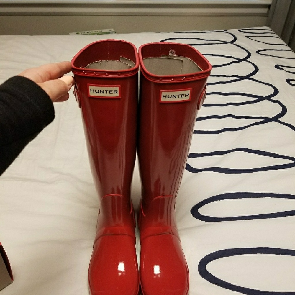 Hunter rain boots size 7