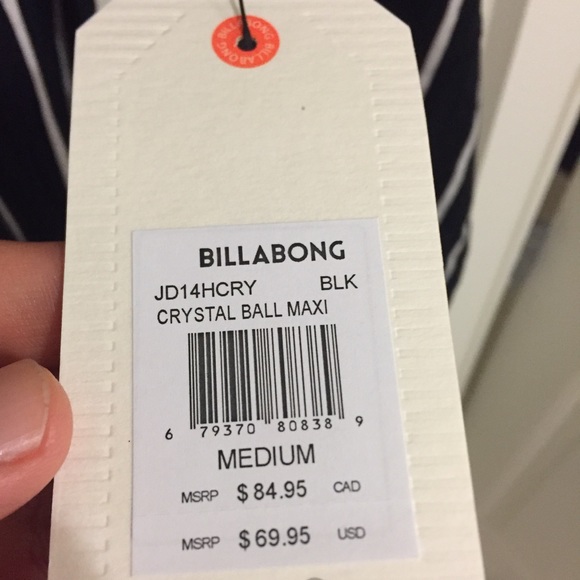 NEW Billabong W Crystal Ball Maxi Off Shoulder - Picture 2 of 2