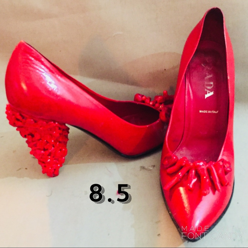 SALE 50% off! Prada pumps embellished