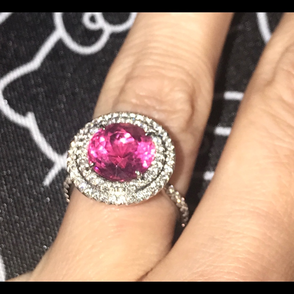 TIFFANY SOLESTE® RUBELLITE RING✨Traded✨ - Picture 4 of 4