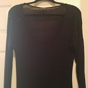 Black long sleeve Express sweater