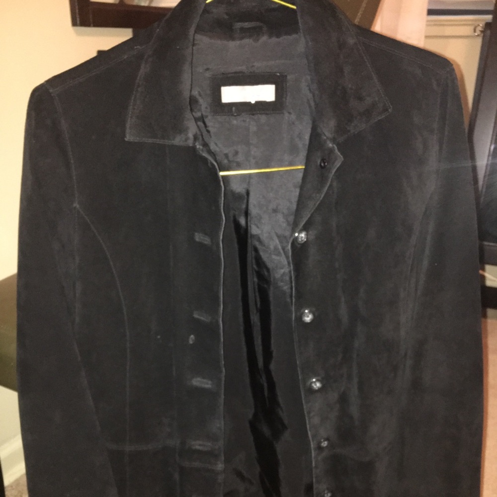 Black suede jacket M