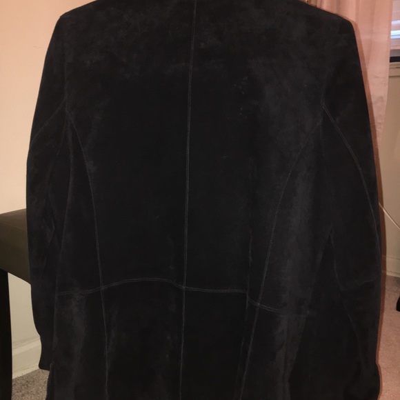 Black suede jacket M - Picture 4 of 4