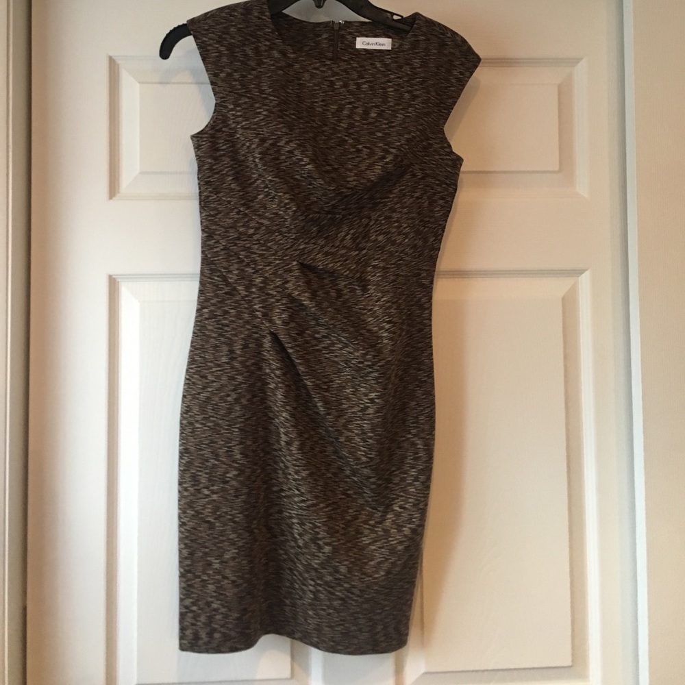 Calvin Klein Brown Heather Dress