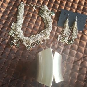 Necklace, Earrings and Bracelet