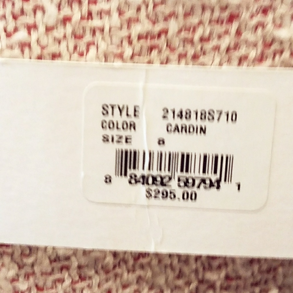 Rebecca Taylor Tweed & Leather Size 8 Pencil Skirt - Picture 4 of 7