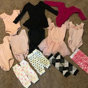 Lot of ballet clothes