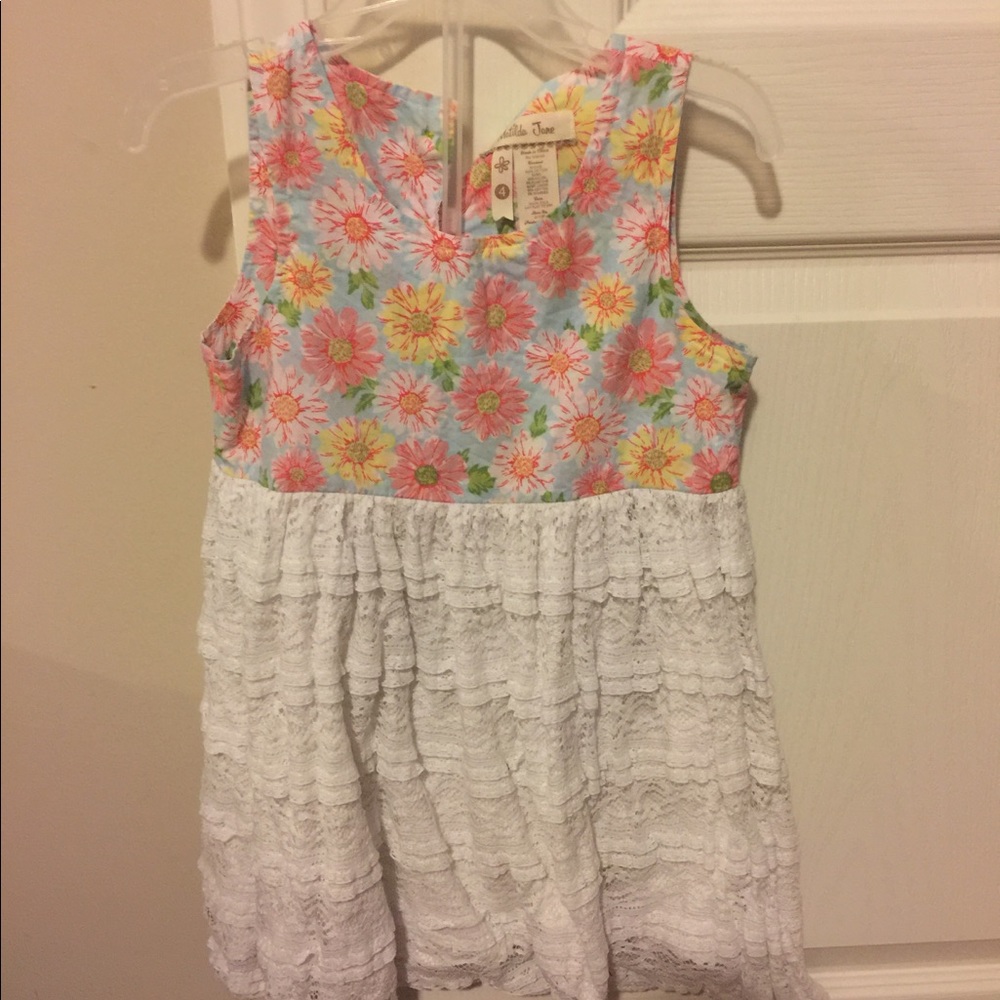 Matilda Jane Flowers and Lace Dress