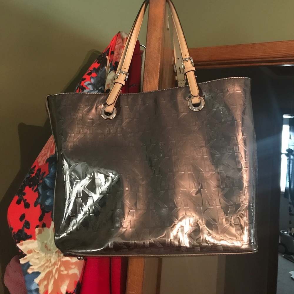 Michael kors Metallic jet pack tote