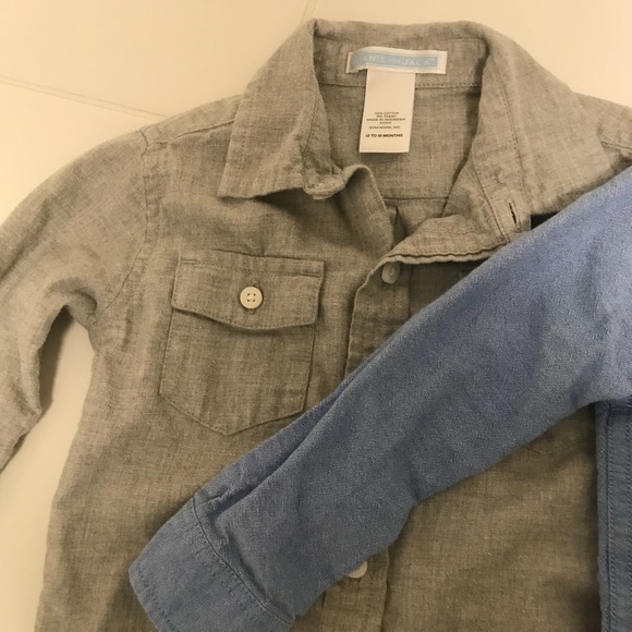 Janie and Jack 12-24 Month Button Down collared - Picture 2 of 3