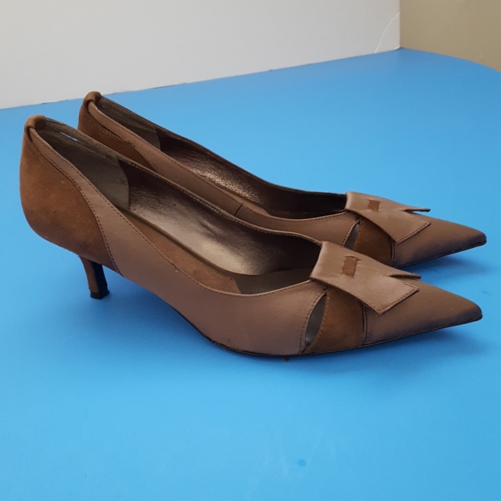 Nine West Studio Suede Leather Pumps
